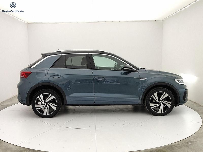 Usata VW T-Roc R-line 110 CV (80 kW) 2023 Verde SUV
