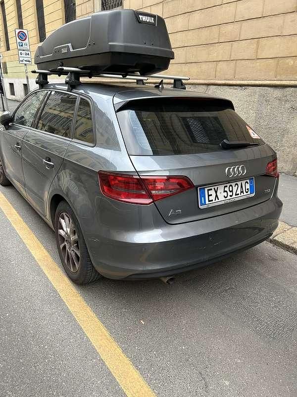 Usata Audi A3 Ambiente 110 CV (80 kW) 2014 Grigio Berlina