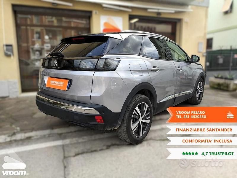 Usata Peugeot 3008 S 131 CV (96 kW) 2021 Grigio SUV