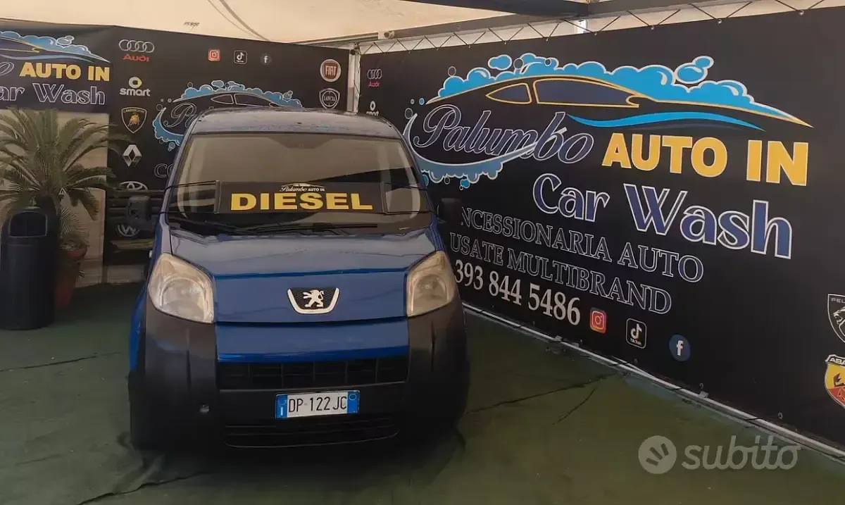 Usata Peugeot Bipper 68 CV (50 kW) 2008 Bluazzurro Monovolume