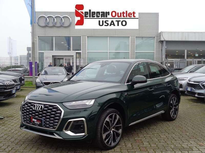 Verde Usata 2023 Audi Q5 S-line plus SUV | 46.500 € (Molto cara) - Immagine 1/4