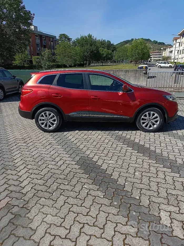 Usata Renault Kadjar 110 CV (80 kW) 2015 Rosso SUV