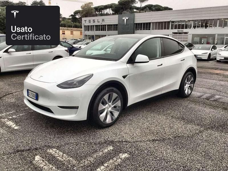 Usata Tesla Model Y Long Range AWD 258 kW (351 CV) 2021 Pearl white multicoat SUV