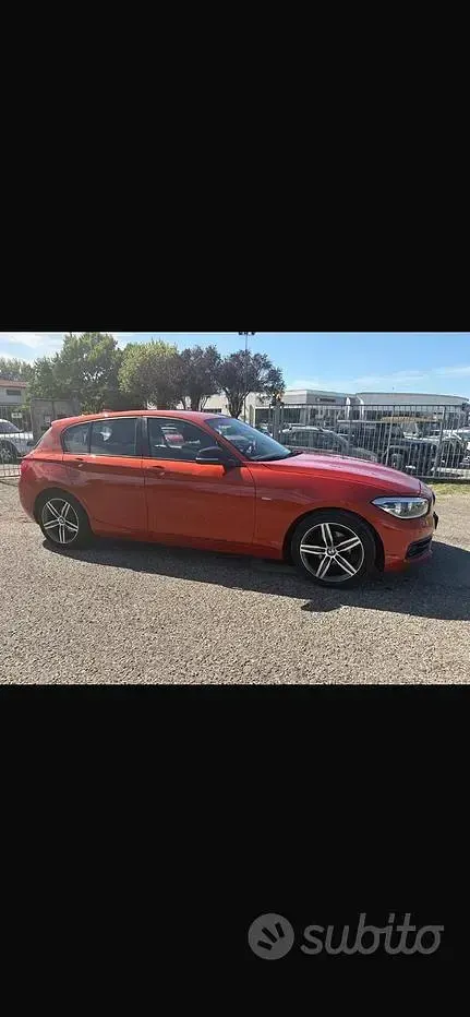 Usata BMW 118 Sport Line 150 CV (110 kW) 2017 Marrone Berlina