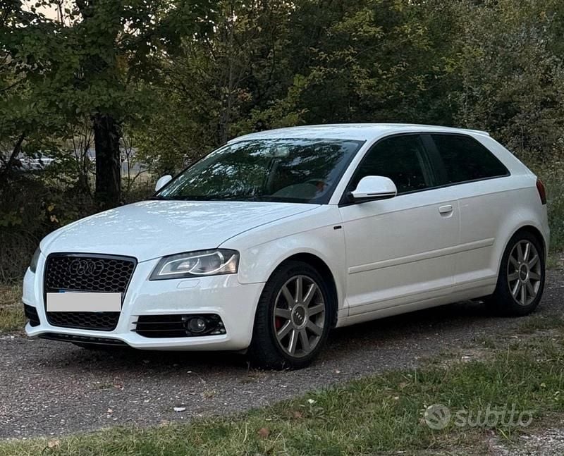 Usata Audi A3 S-Line 102 CV (75 kW) 2009 Bianco Utilitaria