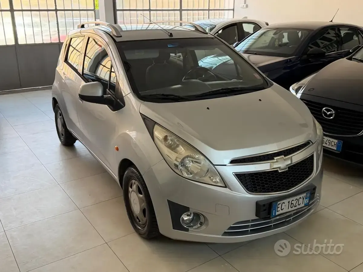 Usata Chevrolet Spark LS 68 CV (50 kW) 2011 Grigio Utilitaria