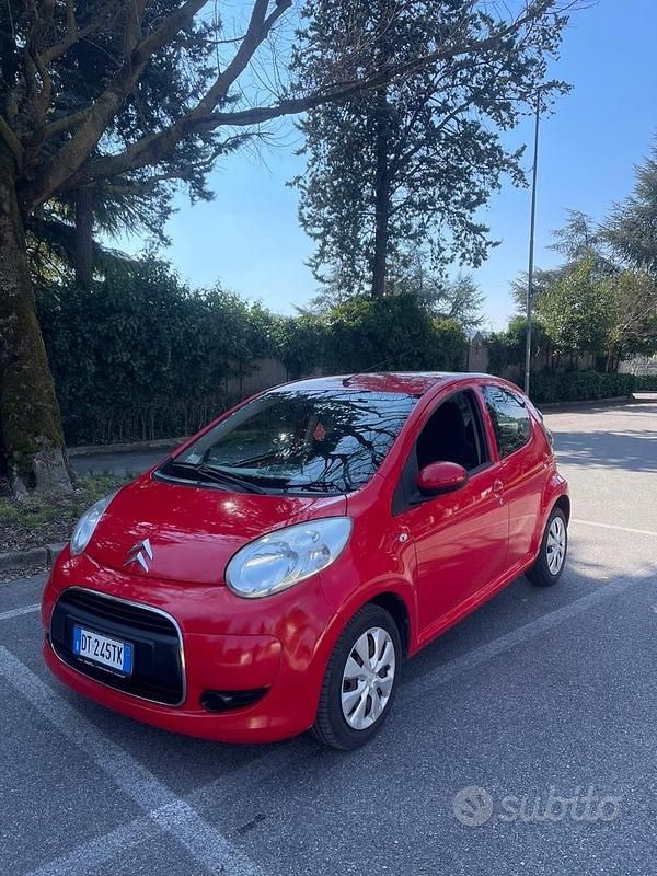 Usata Citroën C1 68 CV (50 kW) 2009 Rosso Utilitaria