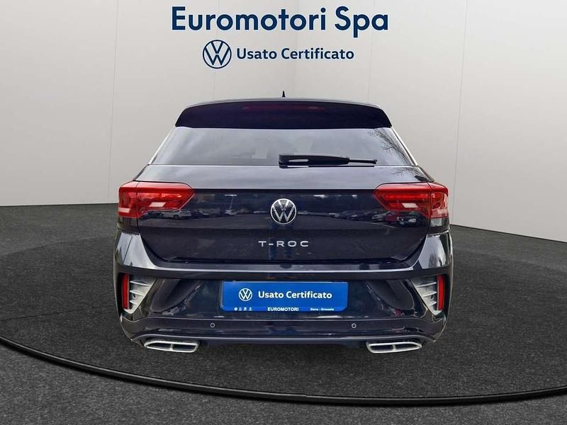 Usata VW T-Roc R-line 150 CV (110 kW) 2023 Nero SUV