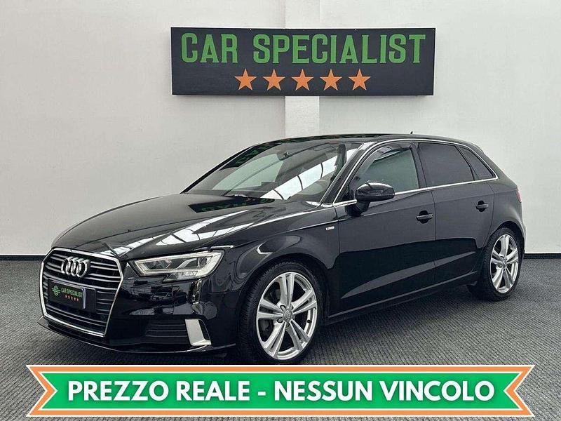 Usata Audi A3 S-Line 116 CV (85 kW) 2018 Nero Berlina