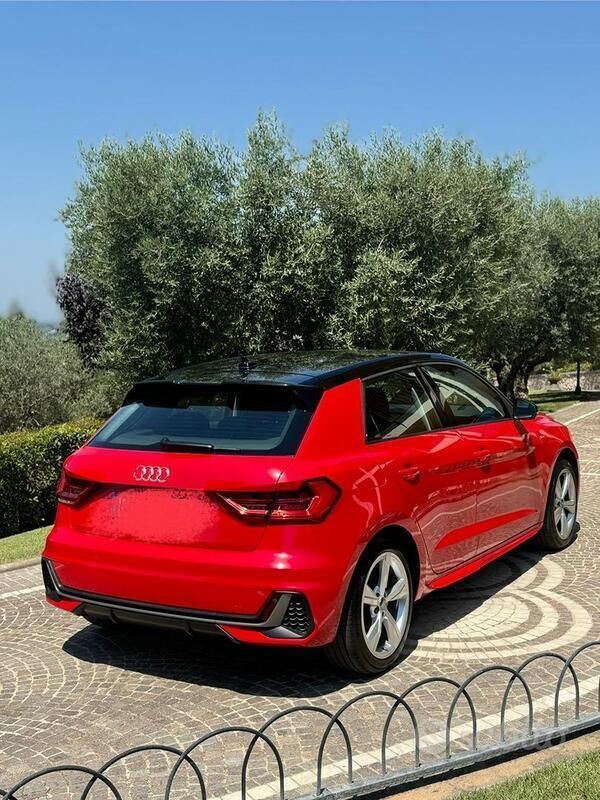 Usata Audi A1 S-Line 95 CV (69 kW) 2020 Rosso Utilitaria