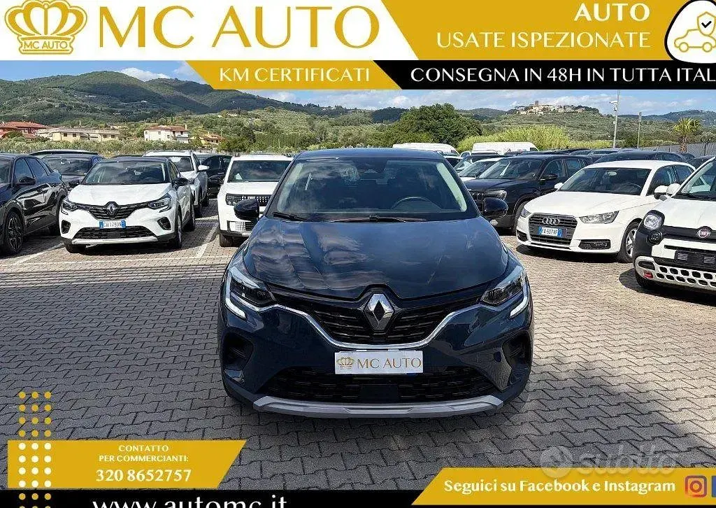 Usata Renault Captur Equilibre 101 CV (74 kW) 2022 Blu SUV