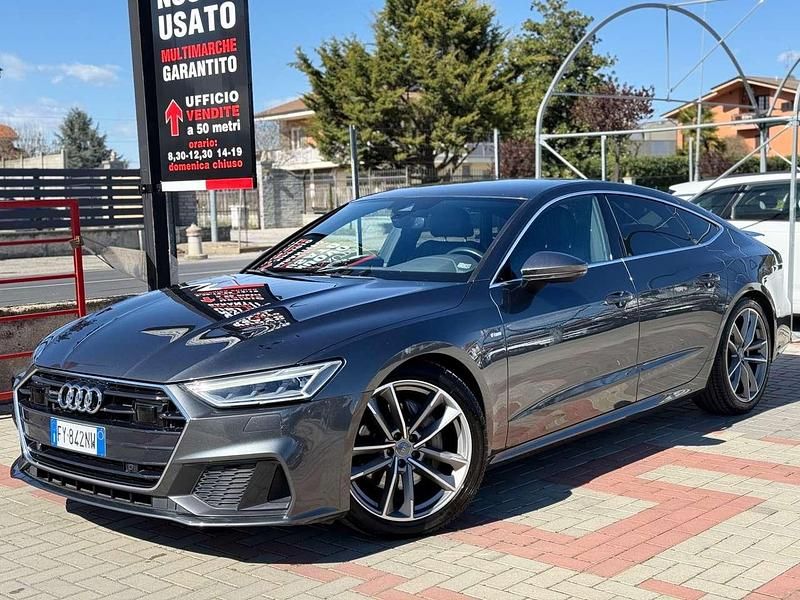 Usata Audi A7 S-line plus 286 CV (210 kW) 2019 Grigio Berlina