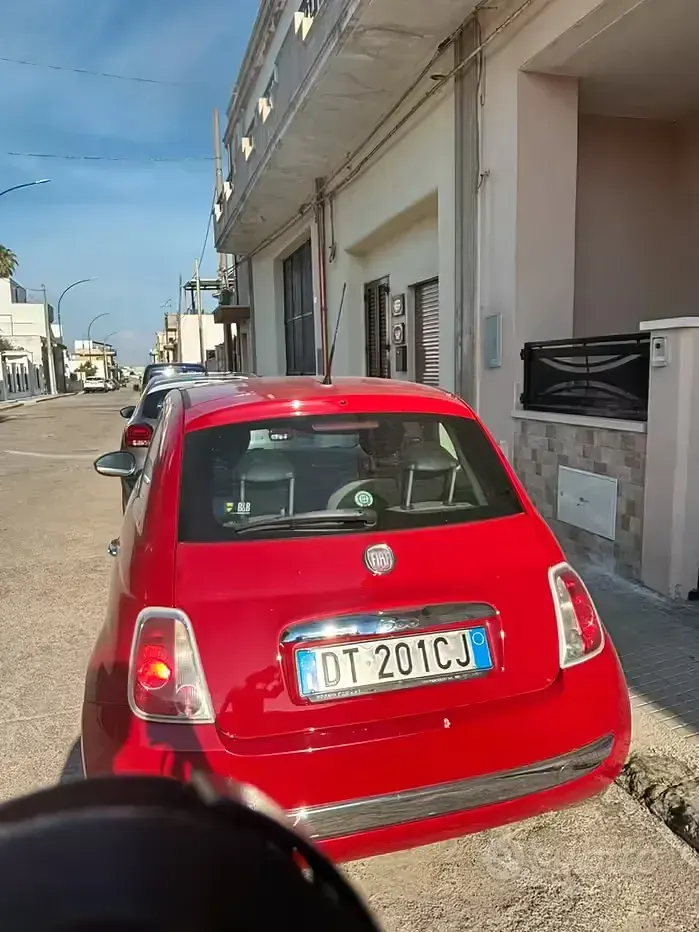 Usata Fiat 500 2009 Rosso Cabrio