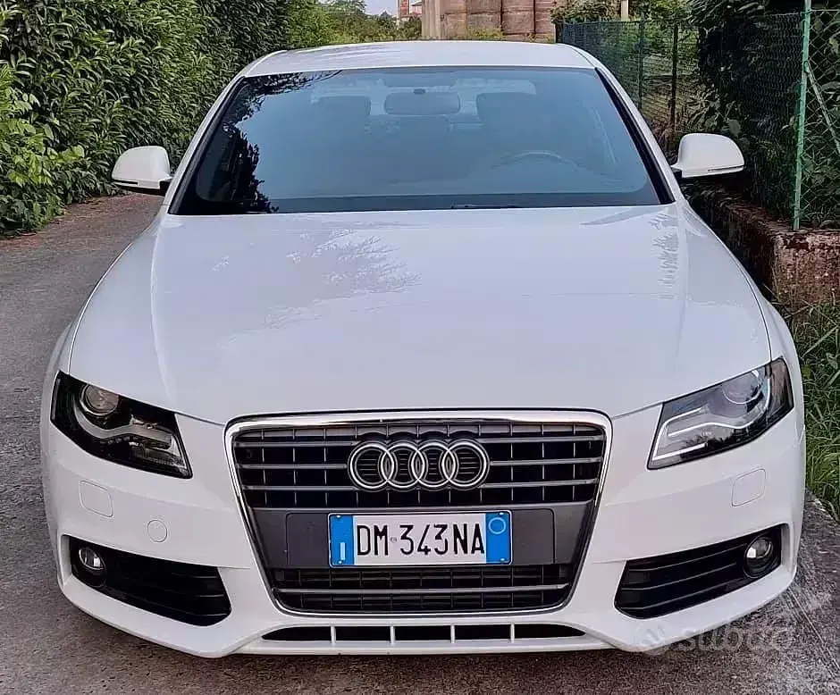 Usata Audi A4 143 CV (105 kW) 2008 Bianco Berlina