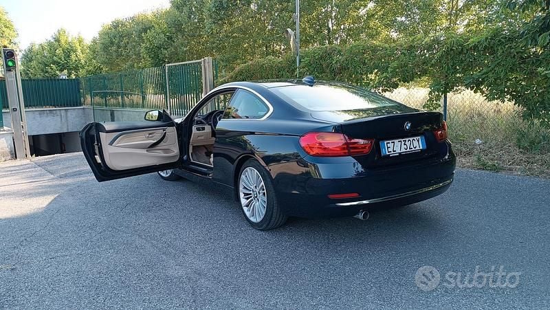 Usata BMW 420 Coupé Luxury Line 184 CV (135 kW) 2015 Blu Coupé
