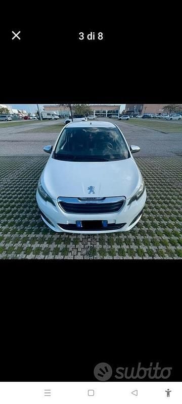 Usata Peugeot 108 82 CV (60 kW) 2014 Bianco Utilitaria