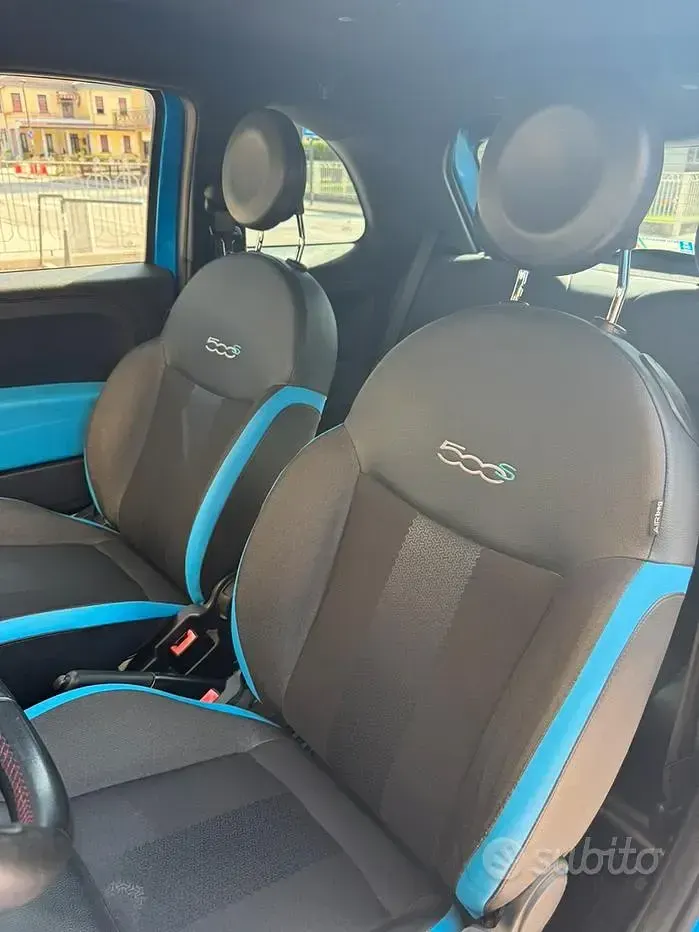 Usata Fiat 500 69 CV (50 kW) 2015 Bluazzurro Berlina