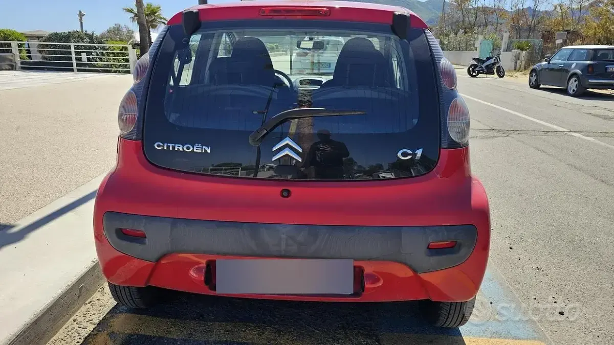 Usata Citroën C1 68 CV (50 kW) 2009 Rosso Utilitaria