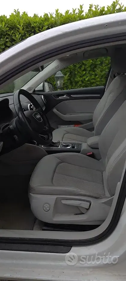 Usata Audi A3 Ambiente 110 CV (80 kW) 2015 Bianco Berlina