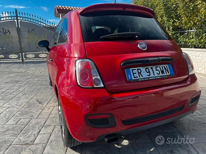 Usata Fiat 500S S 86 CV (63 kW) 2013 Rosso Utilitaria