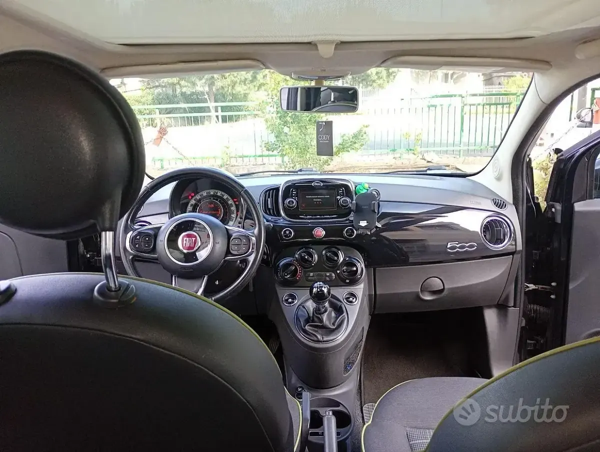 Usata Fiat 500 69 CV (50 kW) 2015 Nero Berlina