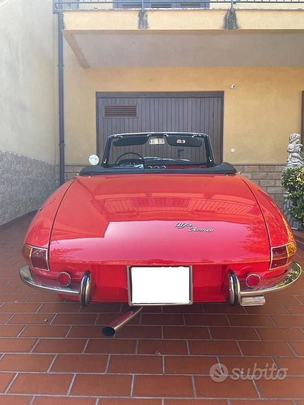 Usata Alfa Romeo Spider 1960 Rosso Cabrio