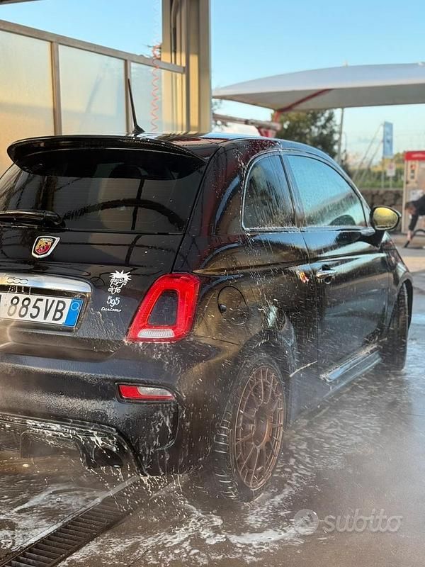 Usata Fiat 500 Abarth 135 CV (99 kW) 2015 Nero Utilitaria