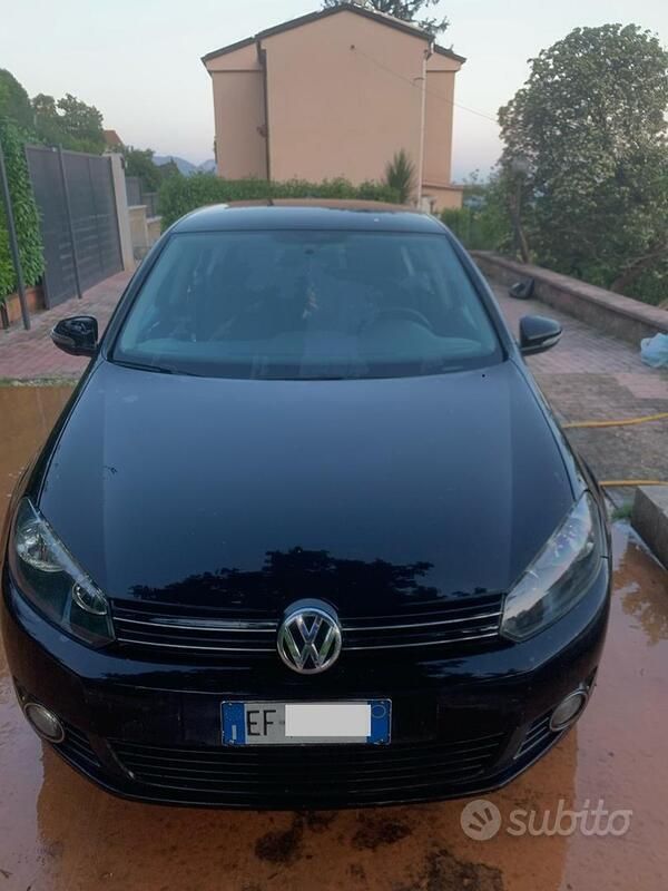 Usata VW Golf VI Trendline 105 CV (77 kW) 2010 Nero Utilitaria