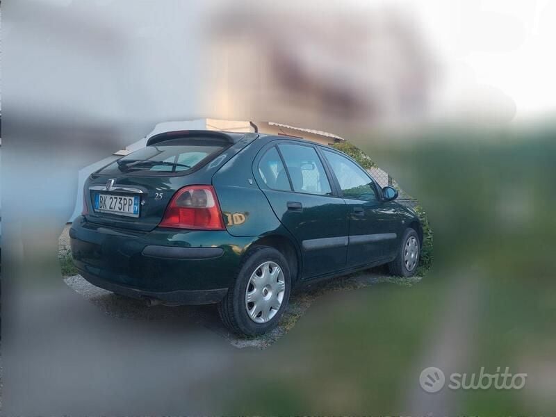 Usata Rover 25 76 CV (55 kW) 2000 Verde Utilitaria