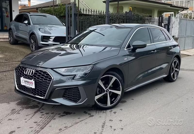 Usata Audi A3 S-Line 116 CV (85 kW) 2021 Grigio Berlina