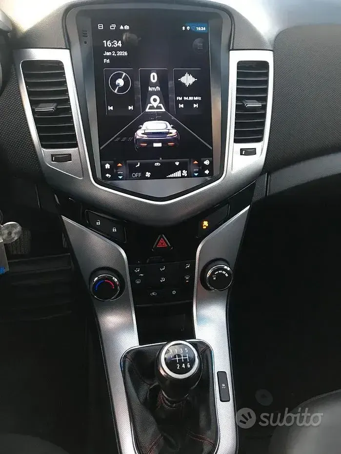 Usata Chevrolet Cruze 163 CV (119 kW) 2012 Nero Berlina