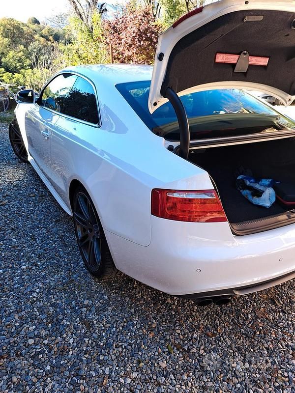 Usata Audi A5 S-Line 170 CV (125 kW) 2009 Bianco Coupé