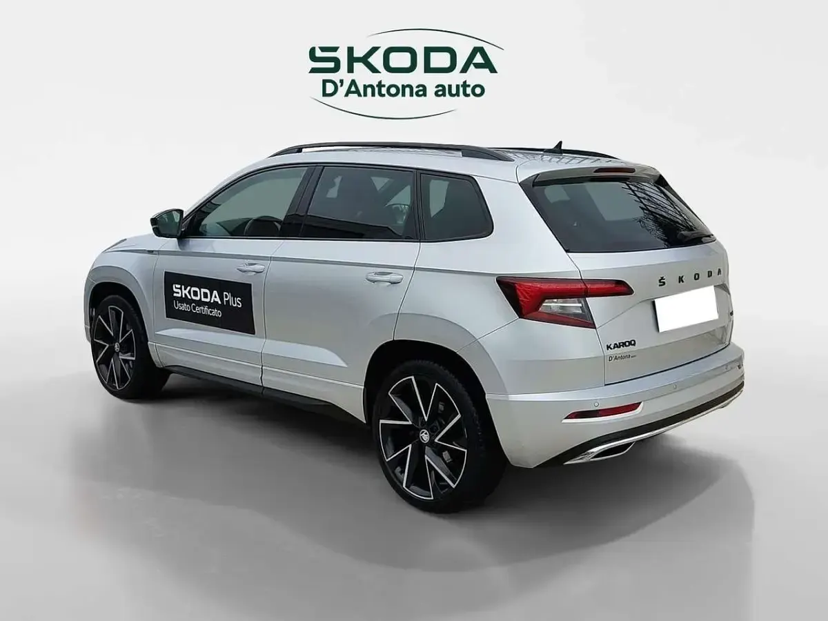 Usata Skoda Karoq SportLine 150 CV (110 kW) 2020 Argento SUV
