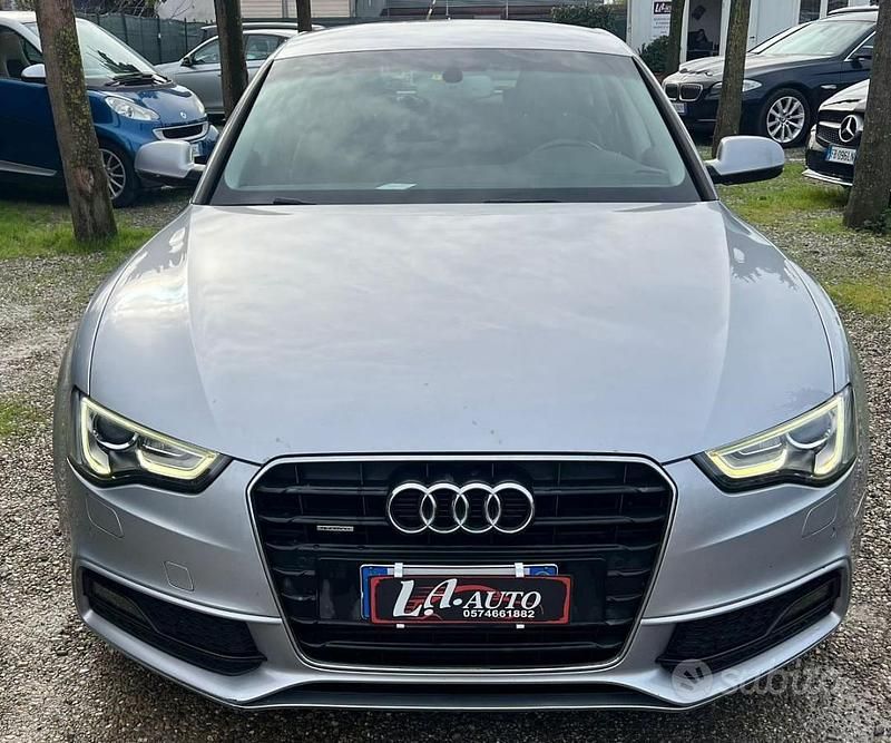 Usata Audi A5 Sportback Advanced 177 CV (130 kW) 2014 Argento Utilitaria