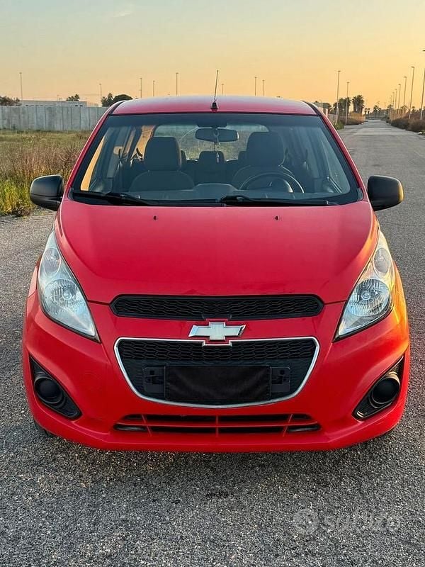 Usata Chevrolet Spark 68 CV (50 kW) 2013 Rosso Utilitaria