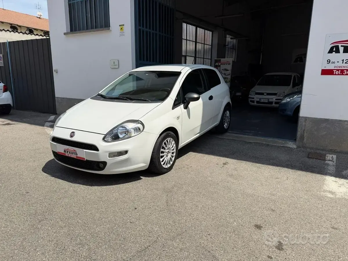 Usata Fiat Punto 75 CV (55 kW) 2014 Bianco Utilitaria