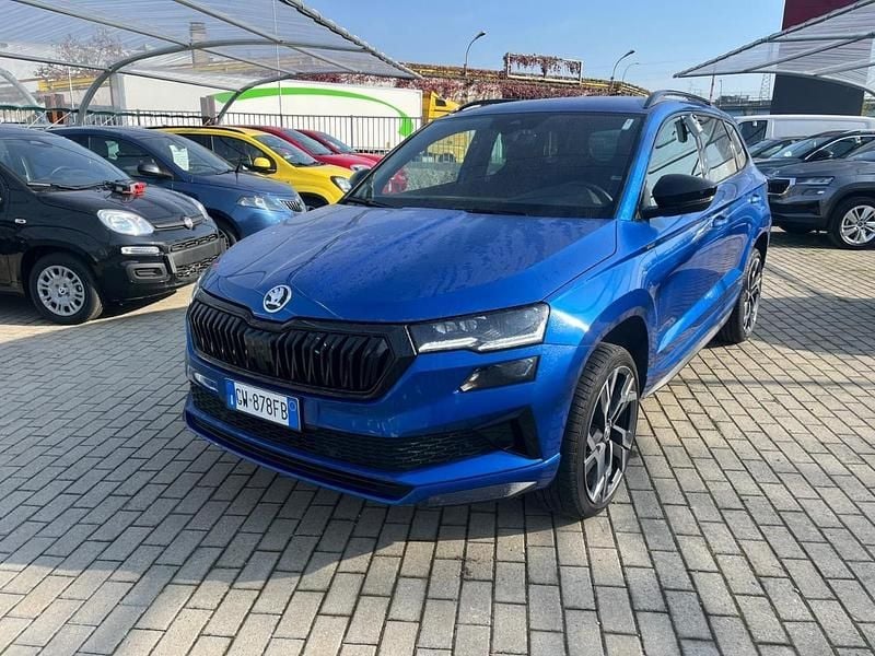 Usata Skoda Karoq SportLine 150 CV (110 kW) 2024 Blu SUV