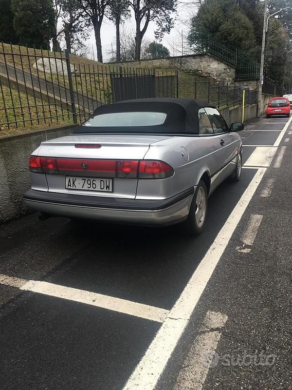 Usata Saab 900 Cabriolet 1996 Grigio Cabrio