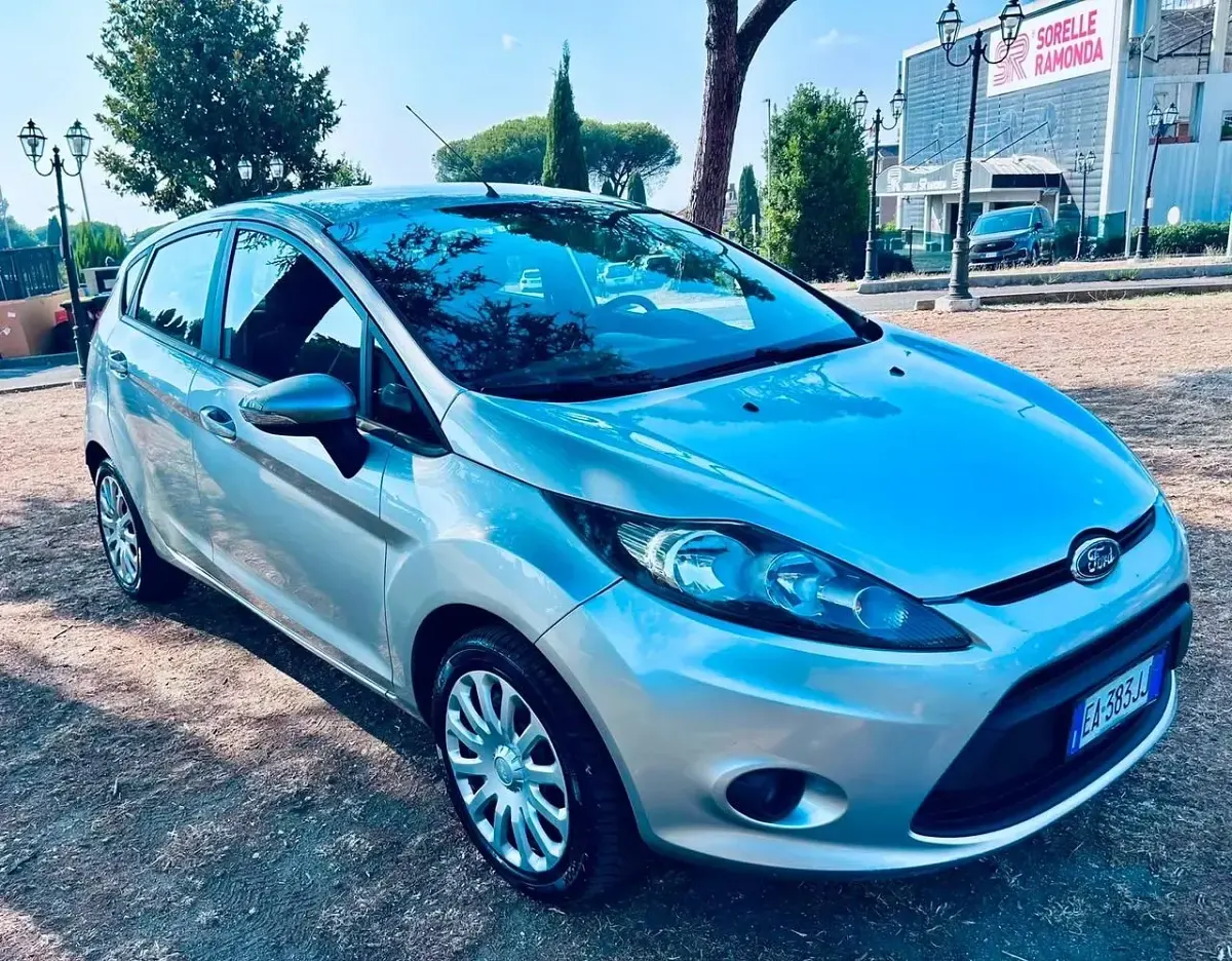 Usata Ford Fiesta 82 CV (60 kW) 2010 Argento Berlina