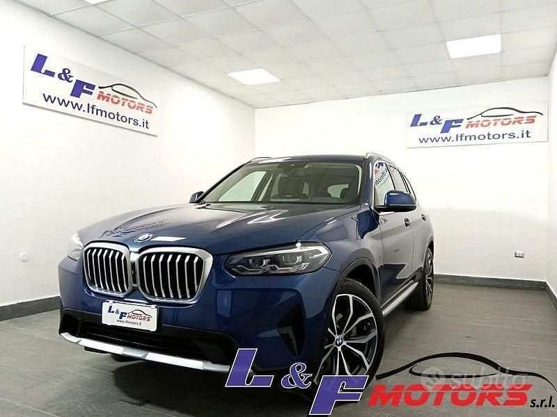 Usata BMW X3 190 CV (139 kW) 2022 Blu SUV