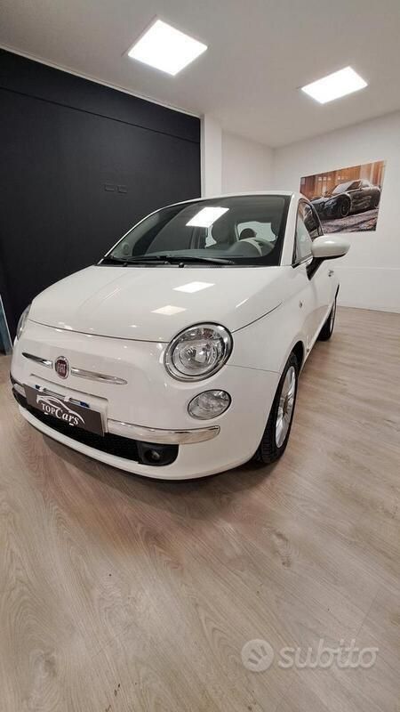 Usata Fiat 500 Lounge 95 CV (69 kW) 2014 Bianco Utilitaria