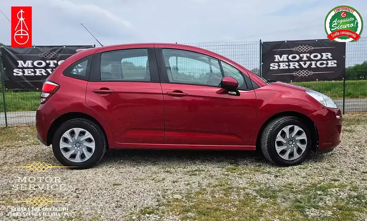 Usata Citroën C3 82 CV (60 kW) 2016 Rosso Berlina