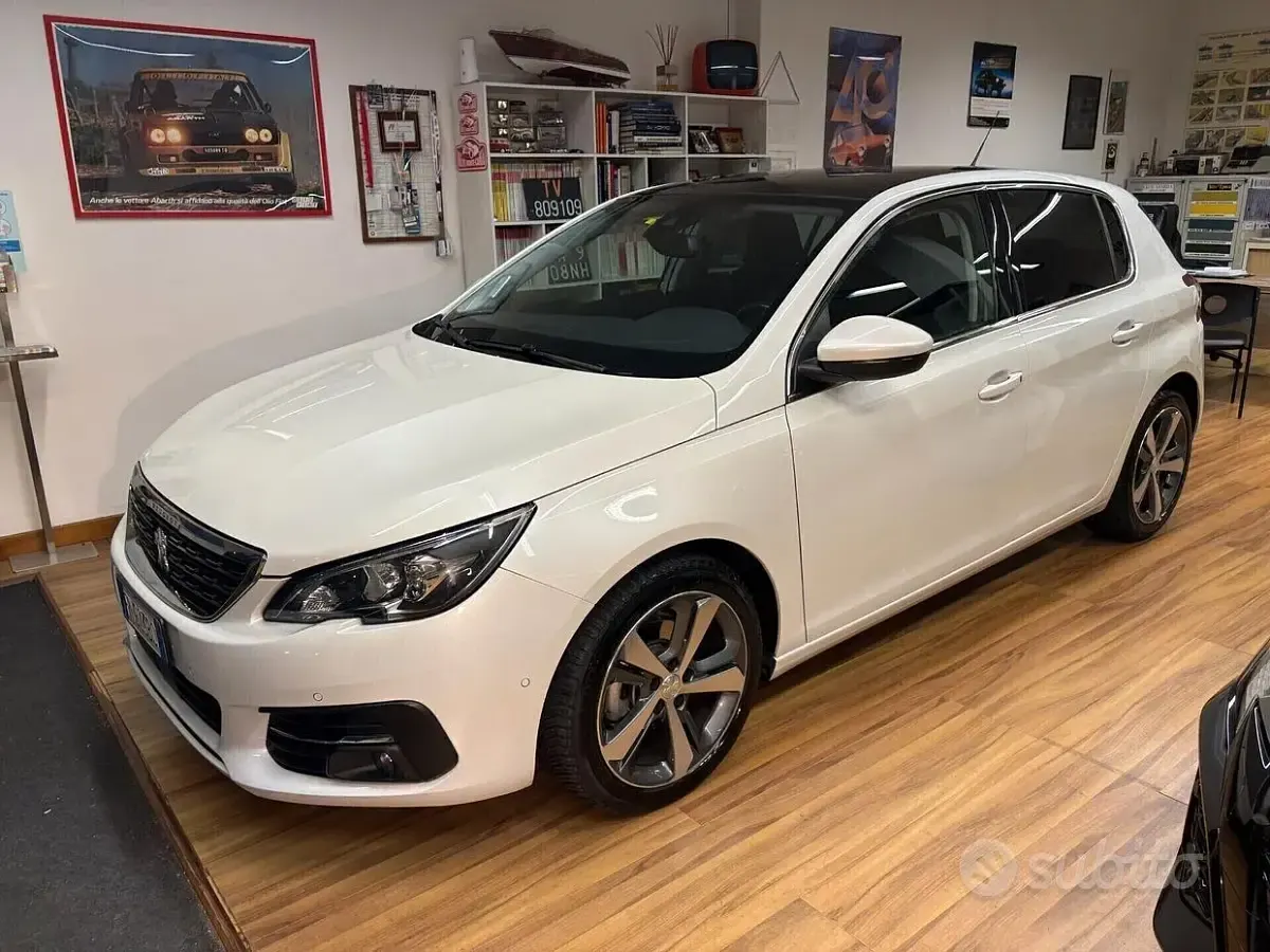 Usata Peugeot 308 Allure 131 CV (96 kW) 2018 Bianco Berlina
