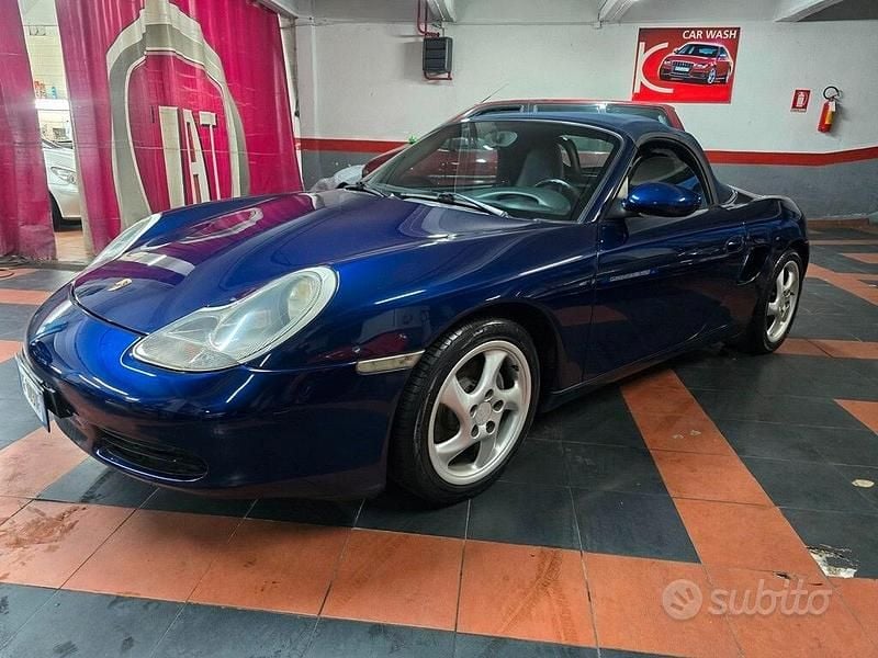Gebraucht Porsche Boxster 220 PS (161 kW) 2001 Blau Cabrio