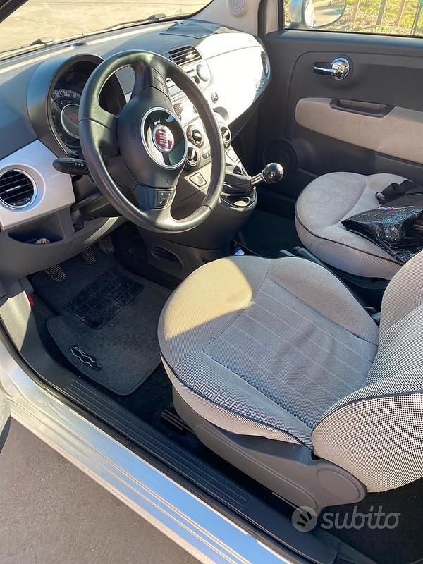 Usata Fiat 500 Lounge 69 CV (50 kW) 2012 Grigio Berlina