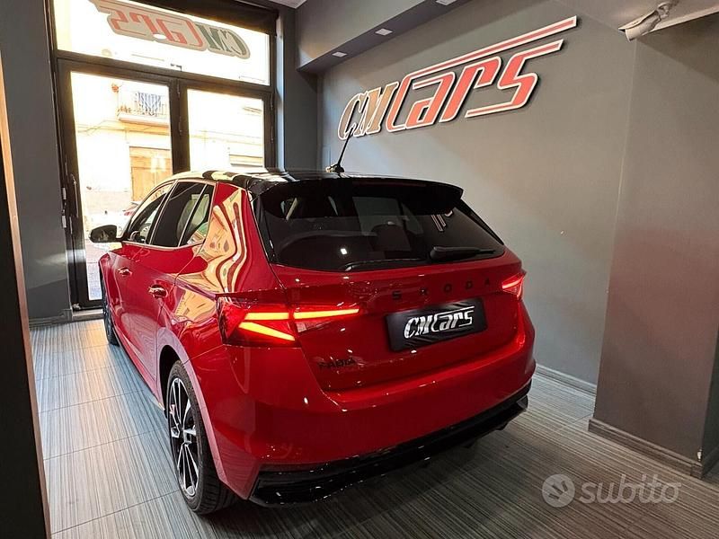 Nuova Skoda Fabia Monte Carlo 116 CV (85 kW) 2025 Rosso Berlina