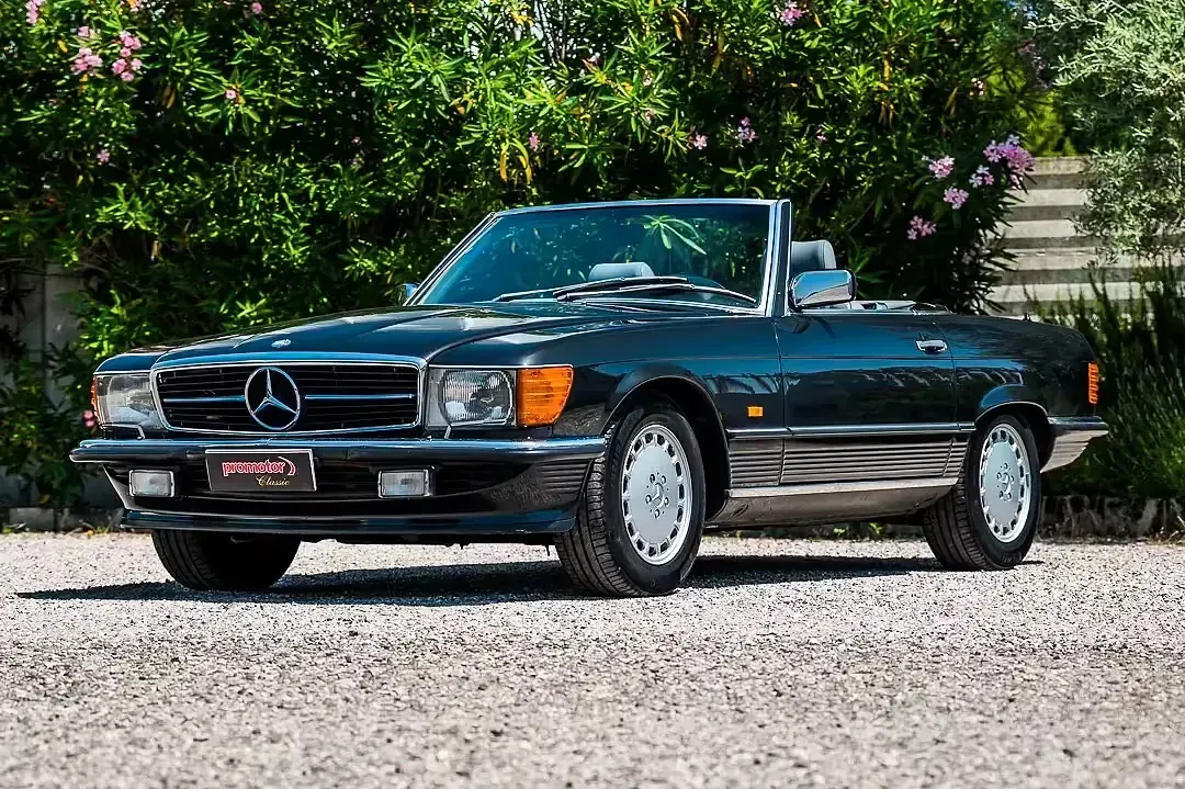 Usata Mercedes SL420 218 CV (160 kW) 1988 Grigio Cabrio