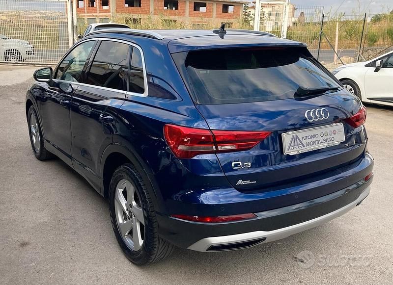 Usata Audi Q3 Advanced 149 CV (109 kW) 2021 Blu SUV