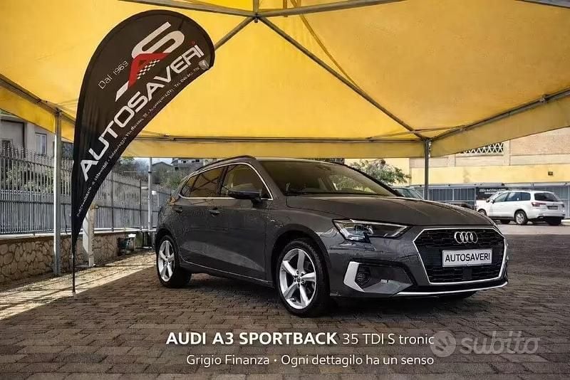 Usata Audi A3 150 CV (110 kW) 2021 Grigio Berlina