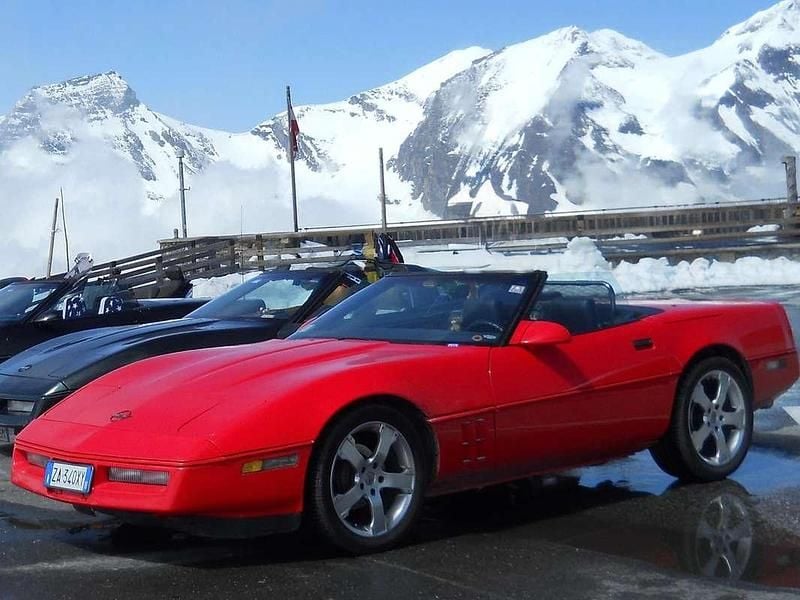 Usata Corvette C4 254 CV (186 kW) 1987 Rosso Cabrio